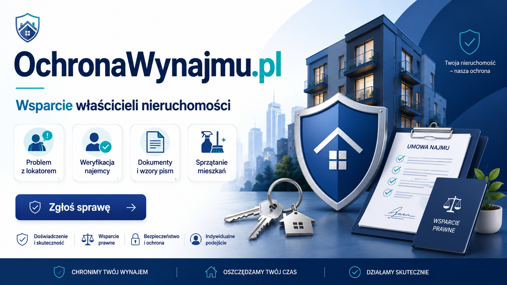 OchronaWynajmu.pl — profesjonalne wsparcie właścicieli nieruchomości